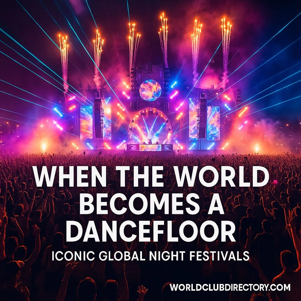When the World Becomes a Dancefloor – Iconic Global Night Festivals
