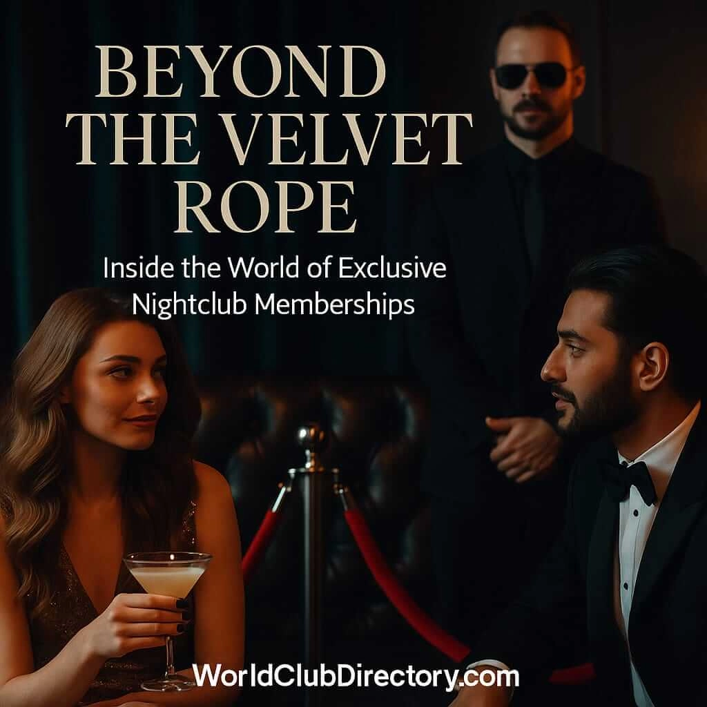 Beyond the Velvet Rope – Inside the World of Exclusive Nightclub Memberships